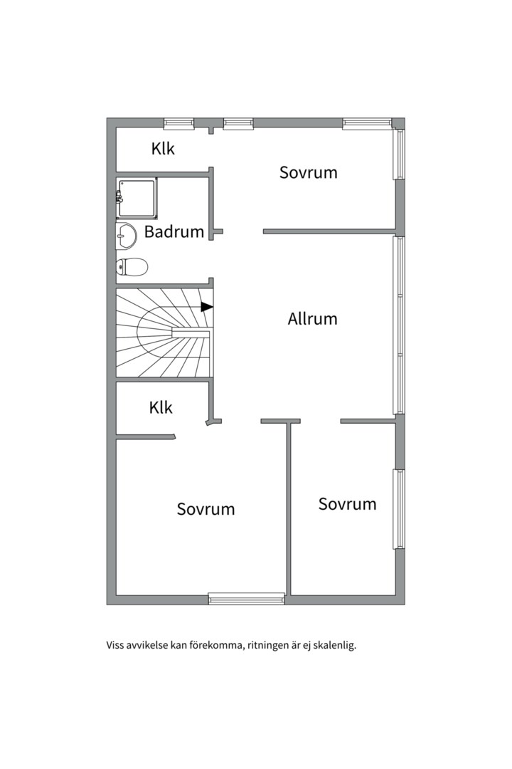 Planlösning från Pimpstensvägen 45, Såld i Herrhagen, Uppsala