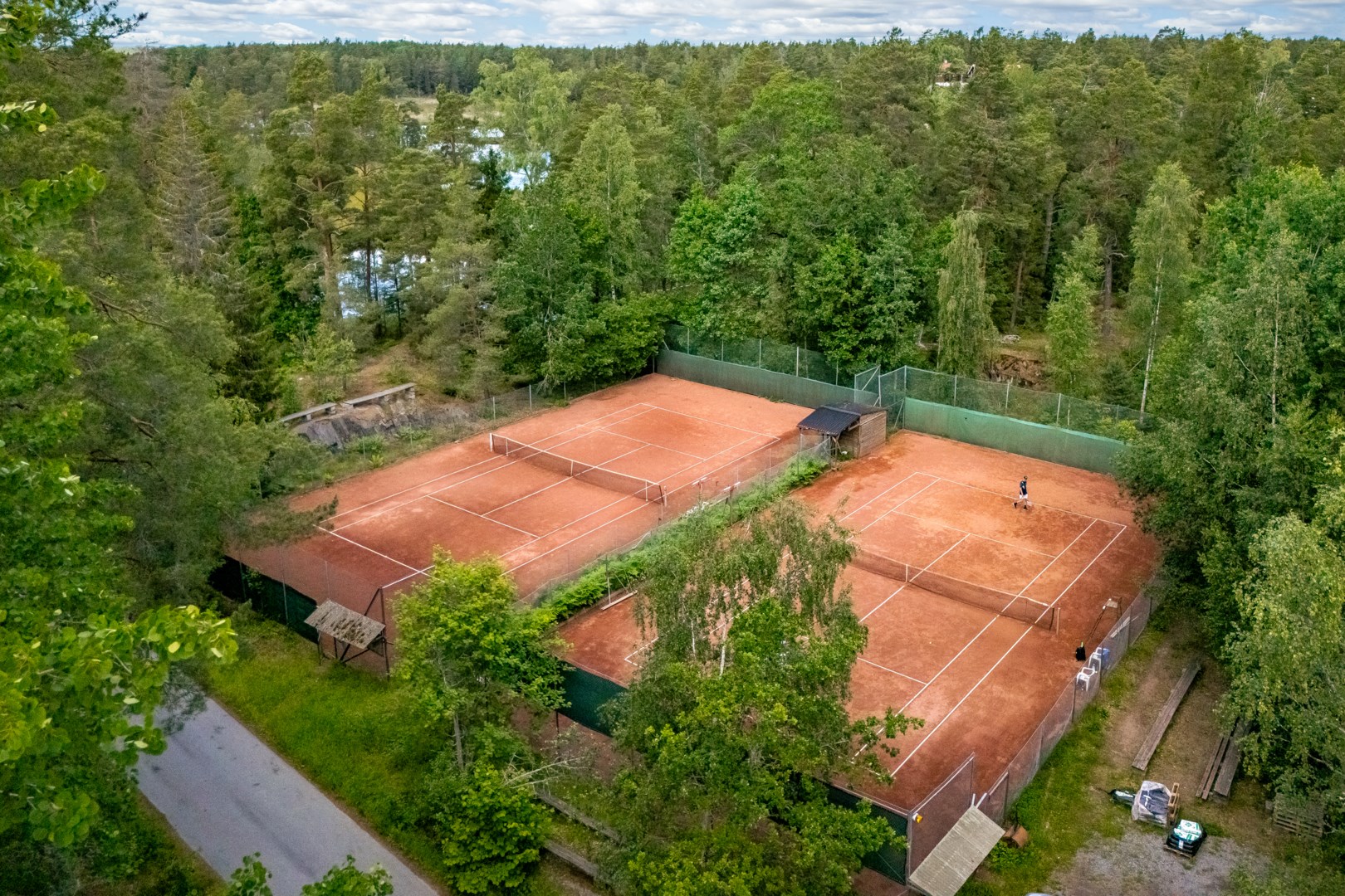 Områdets tennisbanor