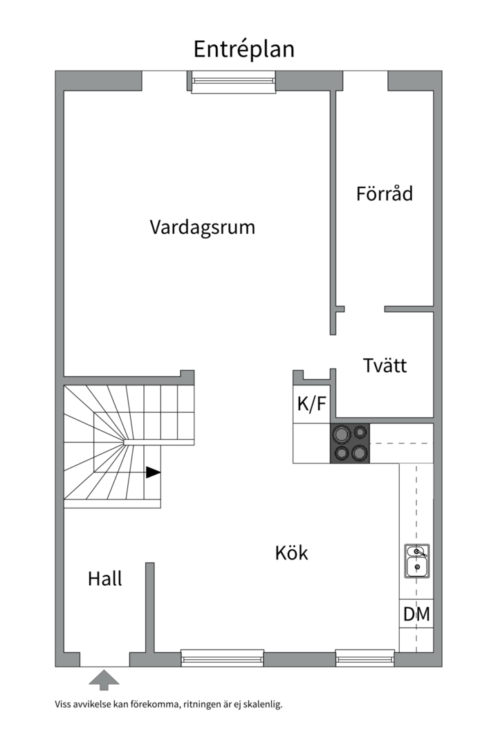 Planlösning från Lövstagatan 91, Såld i Malmaberg, Västerås