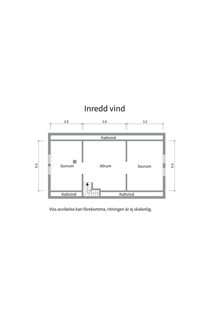 Planlösning från Värnlundsgatan 15, Kommande i Nyby, Uppsala
