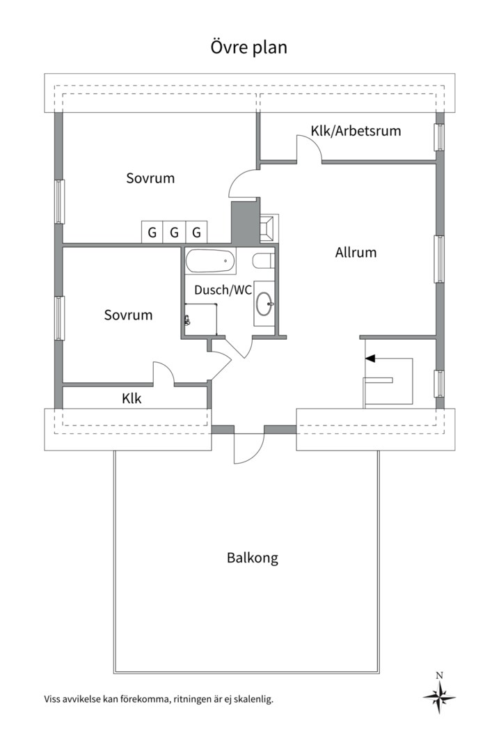 Planlösning från Hjälsta Bälsunda 21 & 22, Kommande i Örsundsbro, Enköping