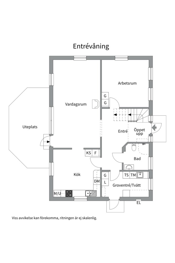 Planlösning från Rensättra gränd 2, Såld i Rensättra, Nacka
