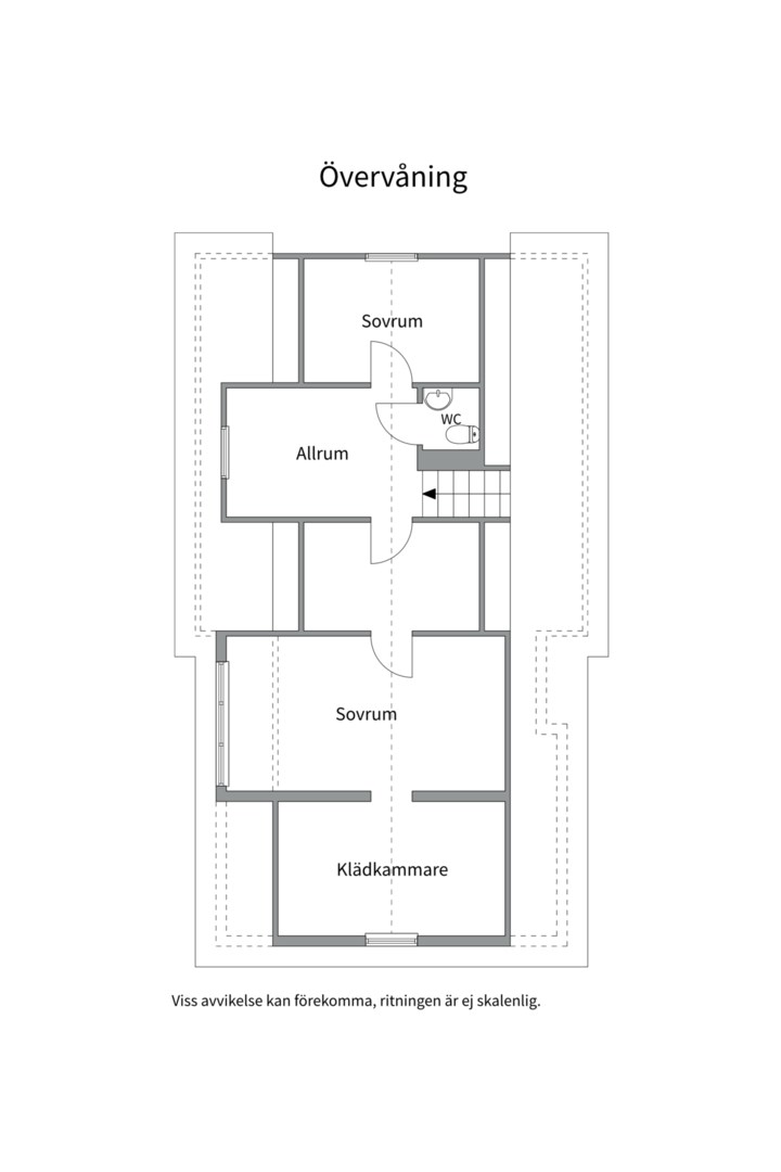 Planlösning från Vreta strandväg 50, Såld i Vreta, Uppsala