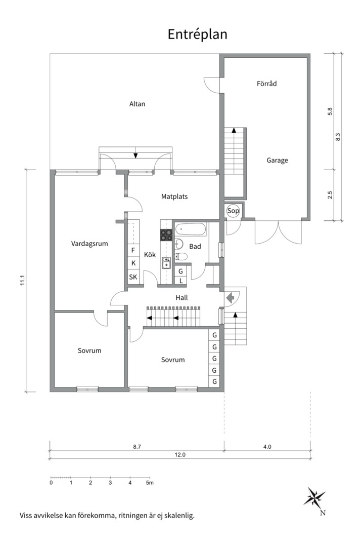 Planlösning från Hesselmans väg 2, Kommande i Ekeby/Flogsta, Uppsala