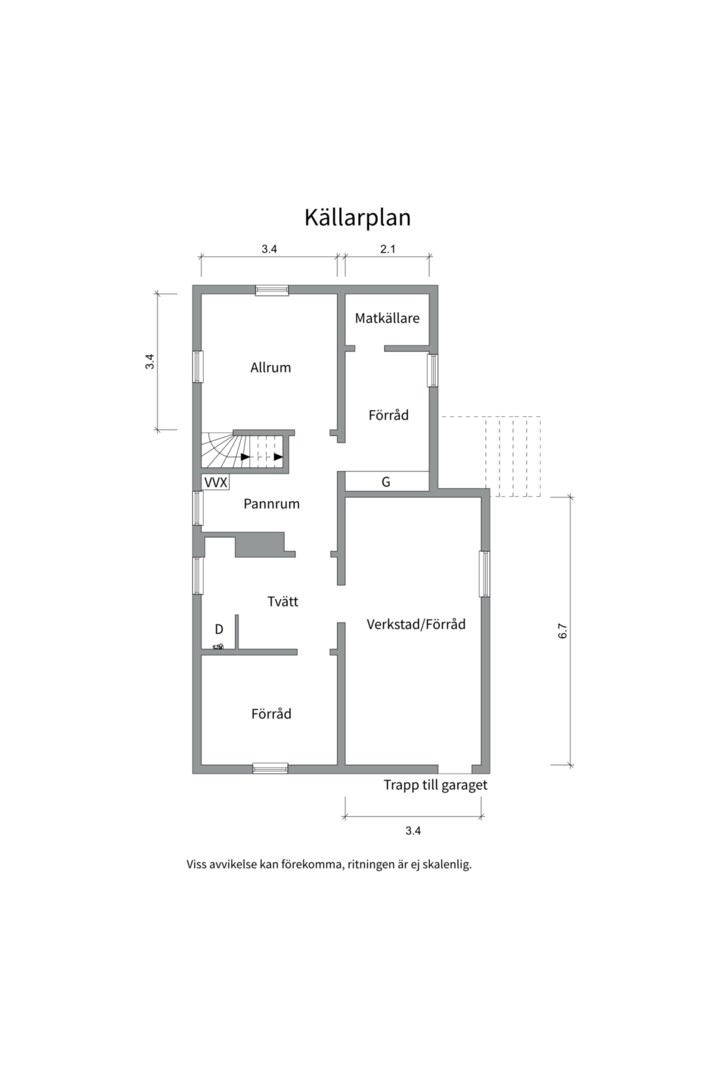 Planlösning från Vallmogatan 15, Såld i Johannesbäck, Uppsala