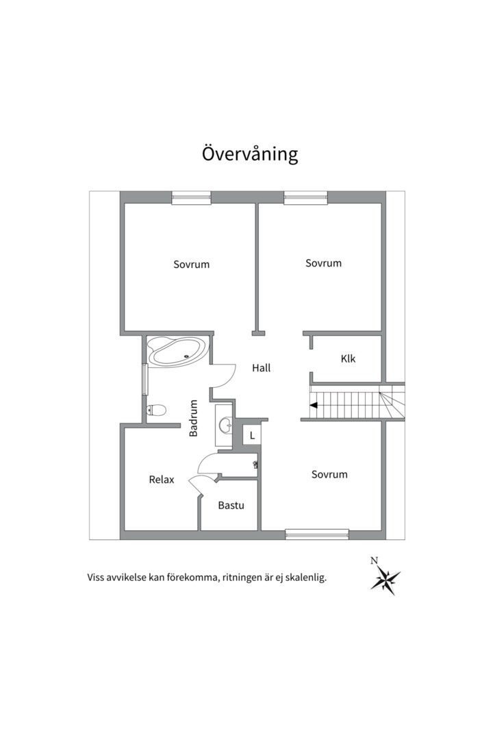 Planlösning från Lagundavägen 24, Kommande i Örsundsbro, Enköping