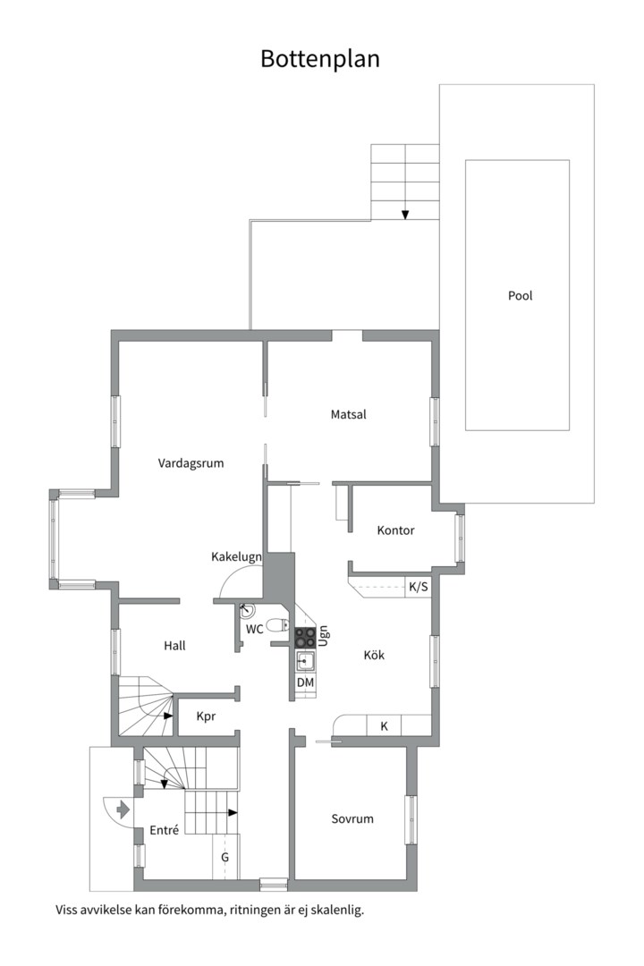 Planlösning från Norra Rudbecksgatan 15, Såld i Kåbo, Uppsala