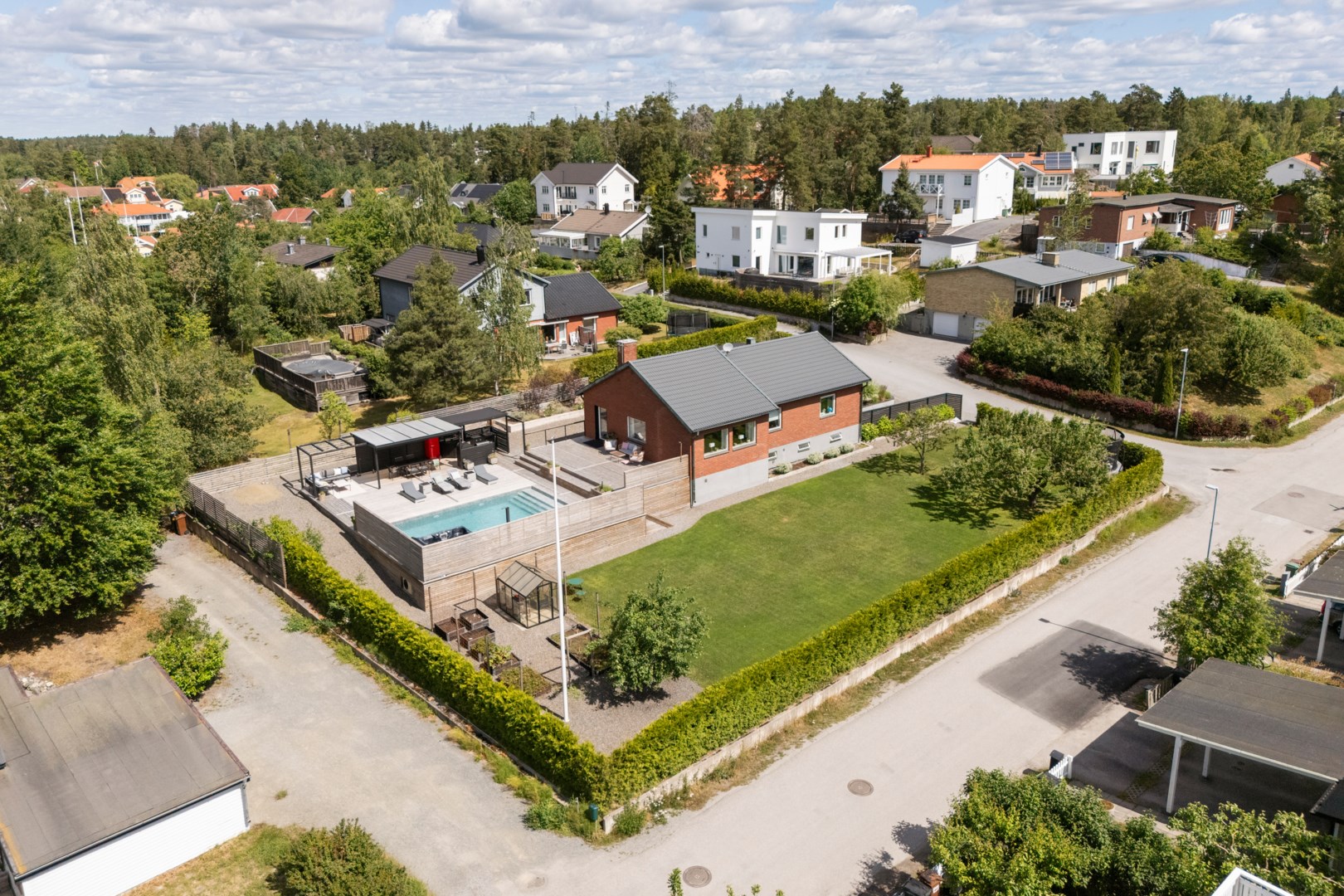 Bostadsbild från Lokevägen 32, Kommande i Lännersta, Nacka
