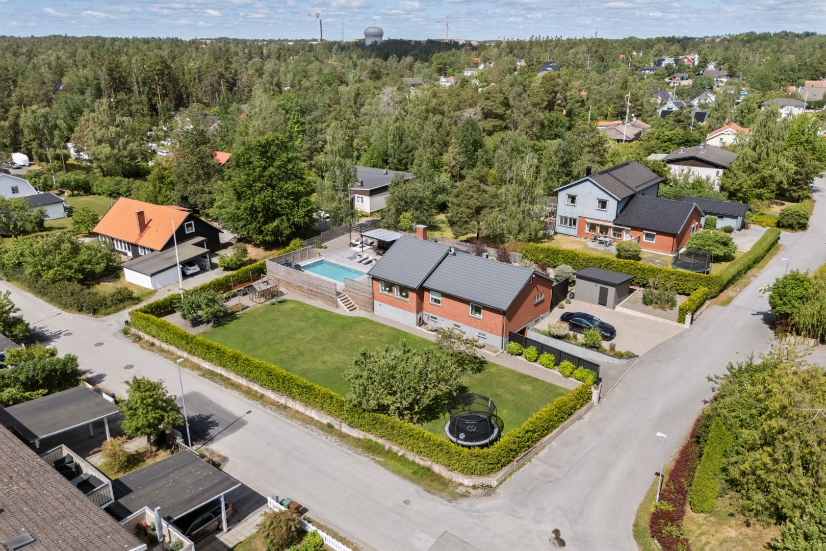 Bostadsbild från Lokevägen 32, Kommande i Lännersta, Nacka