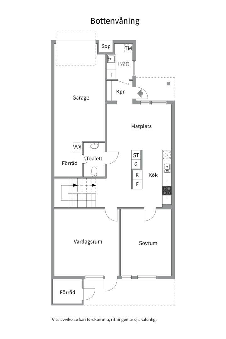 Planlösning från Sömnadsvägen 19, Såld i Nåntuna, Uppsala