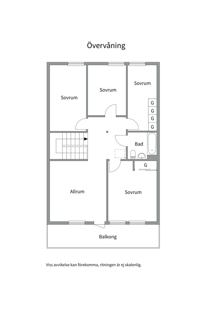 Planlösning från Sömnadsvägen 19, Såld i Nåntuna, Uppsala
