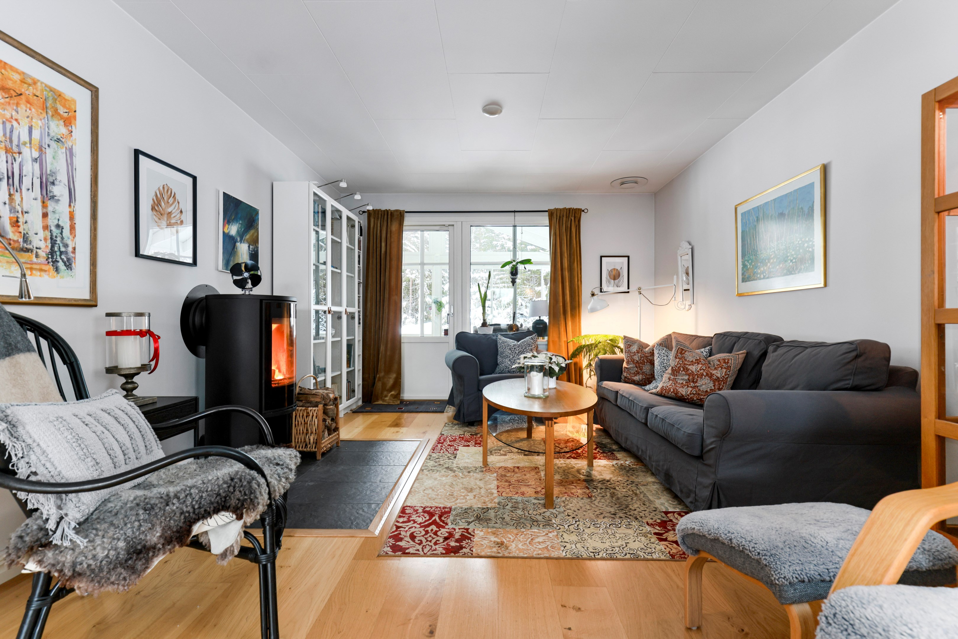 Bostadsbild från Rundvägen 45, Till salu i Alunda, Östhammar