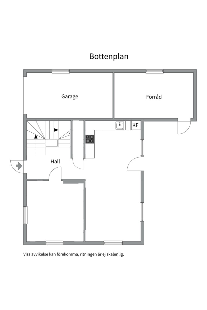 Bostadsbild från Östergatan 26, Till salu i Surahammar, Surahammar