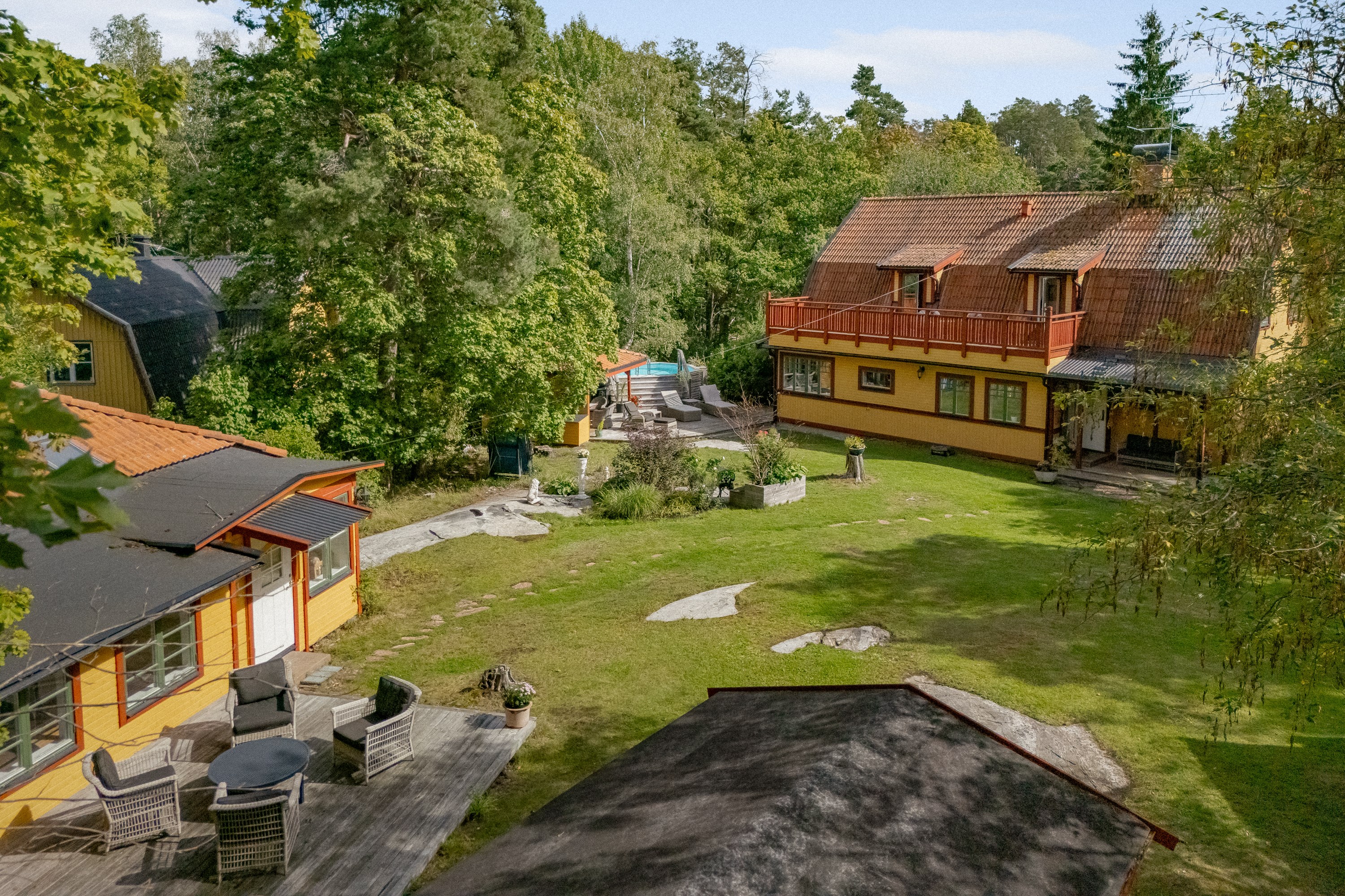 Bostadsbild från Drottningvägen 3, Till salu i Kummelnäs, Nacka