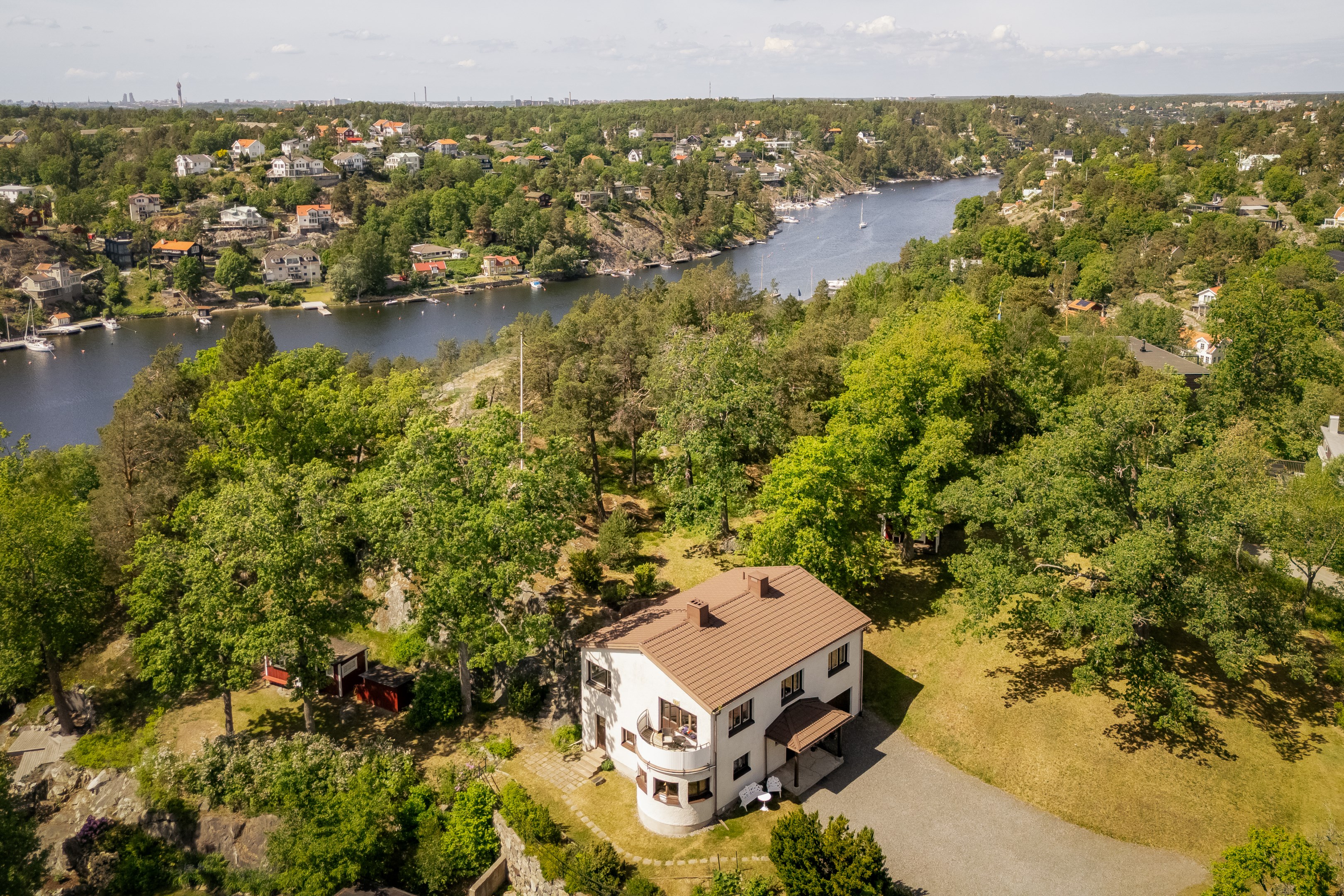 Bostadsbild från Talluddsvägen 9, Såld i Lilla Björknäs, Nacka
