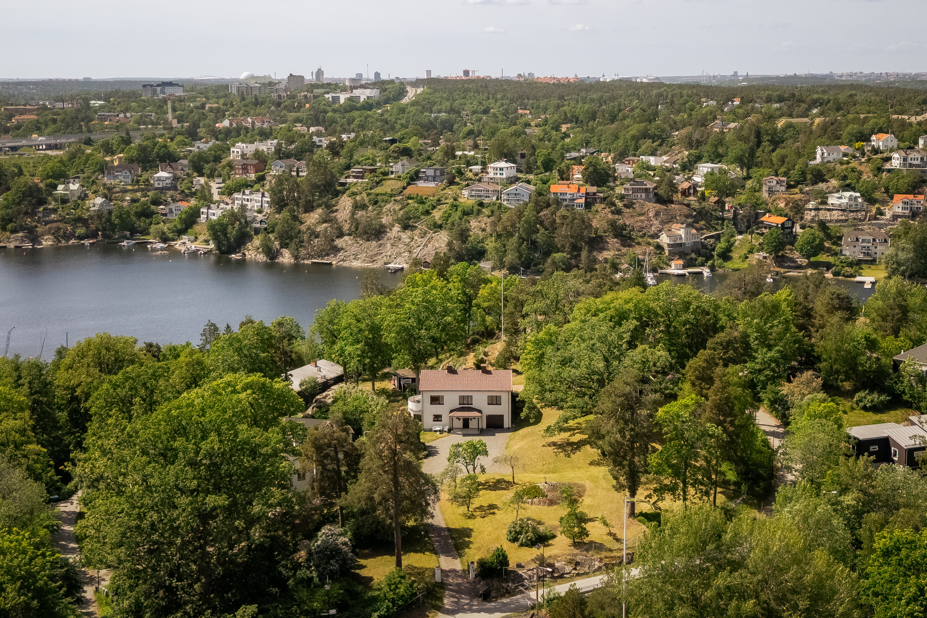 Bostadsbild från Talluddsvägen 9, Såld i Lilla Björknäs, Nacka