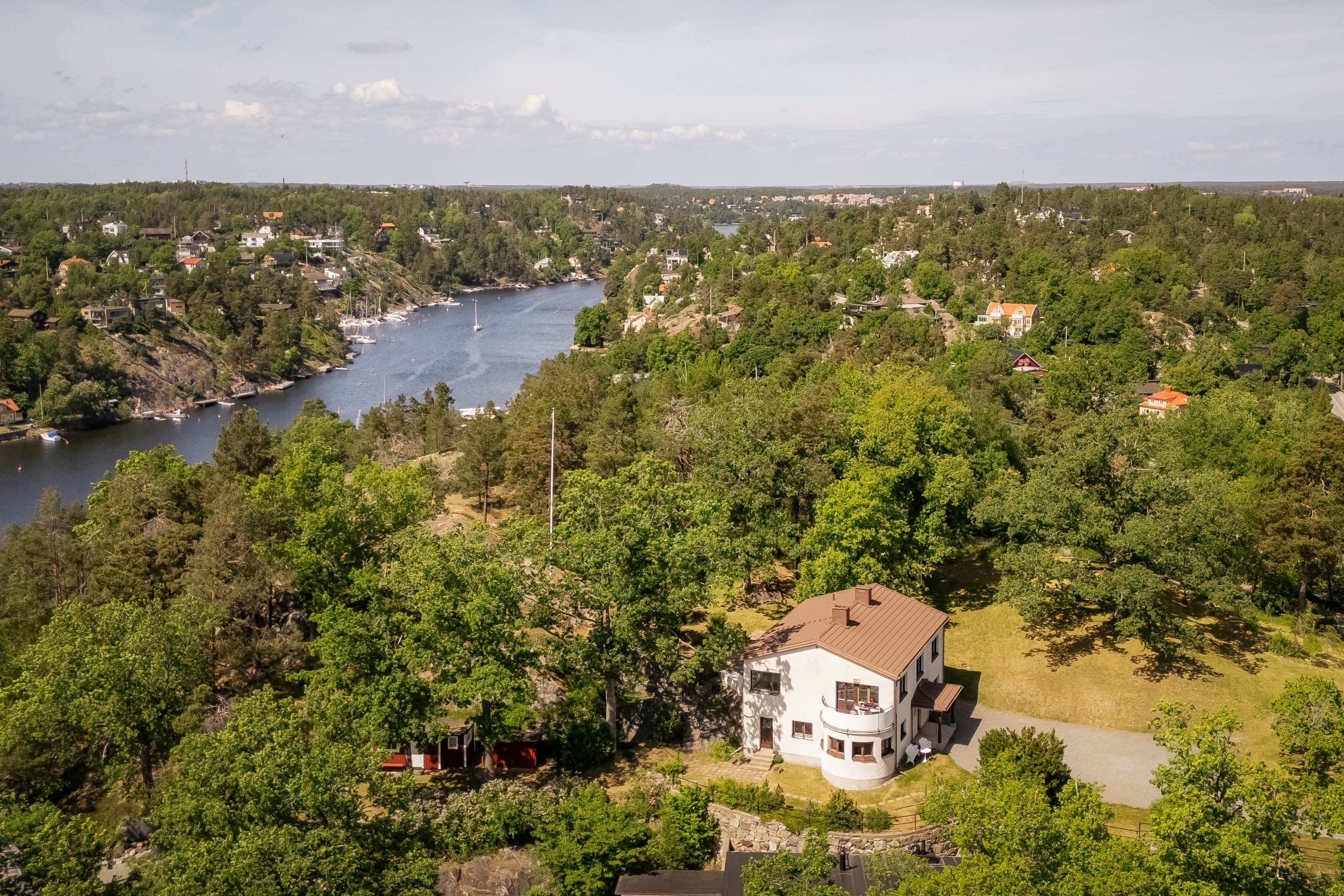 Bostadsbild från Talluddsvägen 9, Såld i Lilla Björknäs, Nacka