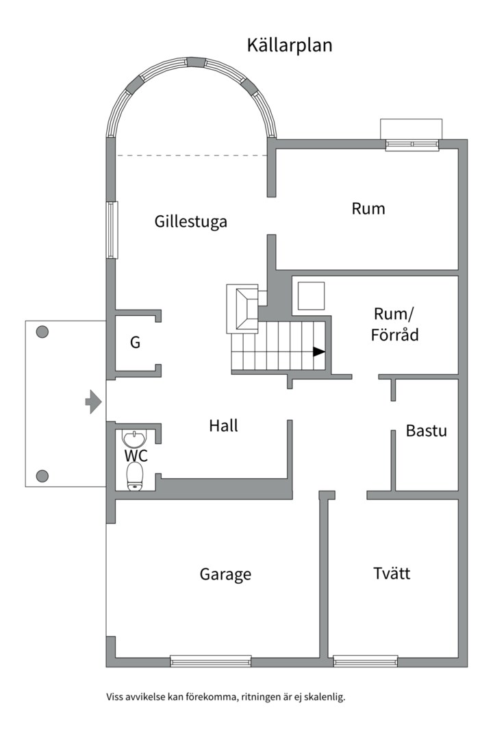 Planlösning från Talluddsvägen 9, Såld i Lilla Björknäs, Nacka