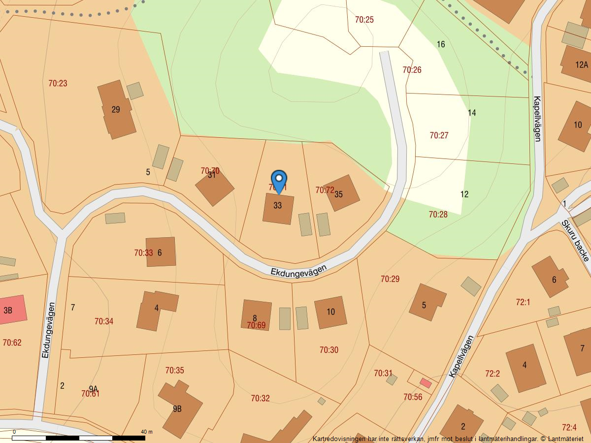 Bostadsbild från Ekdungevägen 33, Såld i Skuru, Nacka