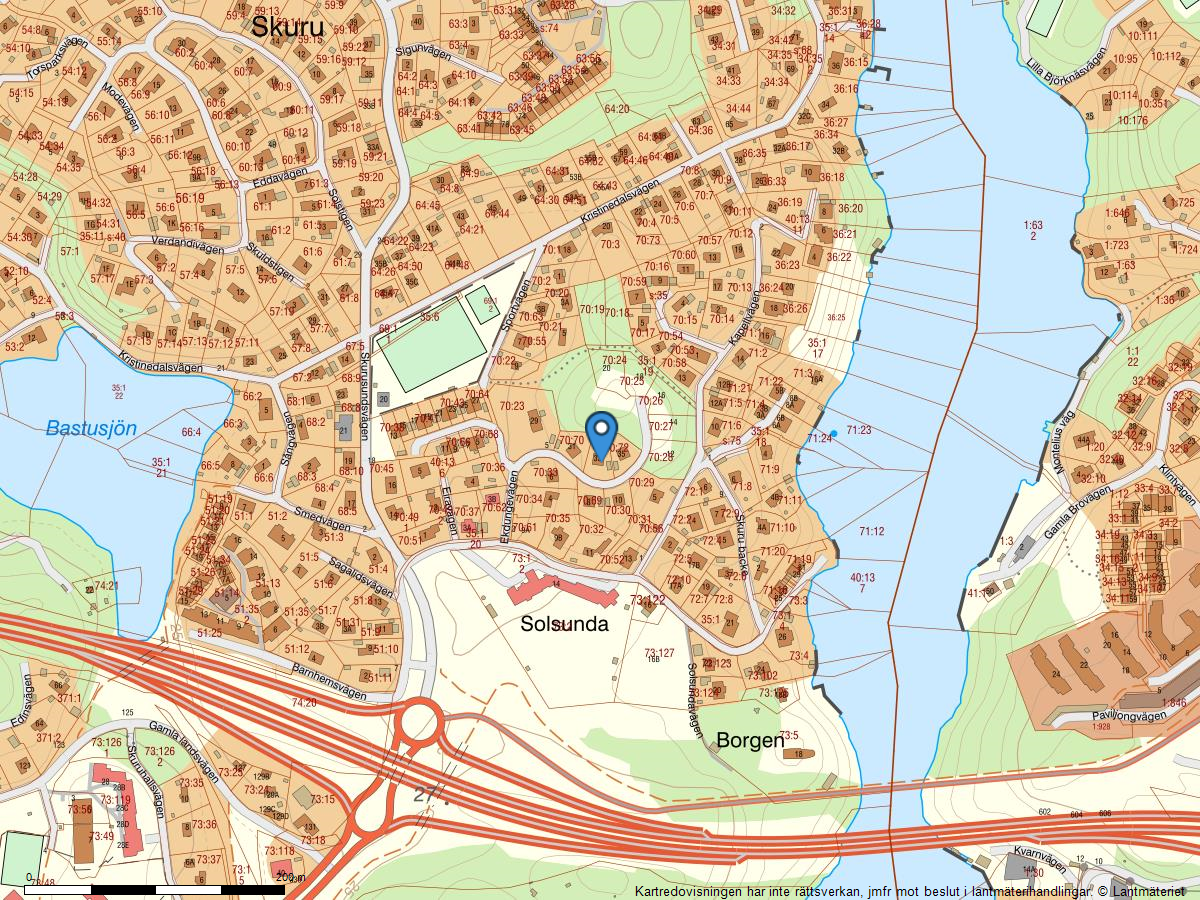 Bostadsbild från Ekdungevägen 33, Såld i Skuru, Nacka