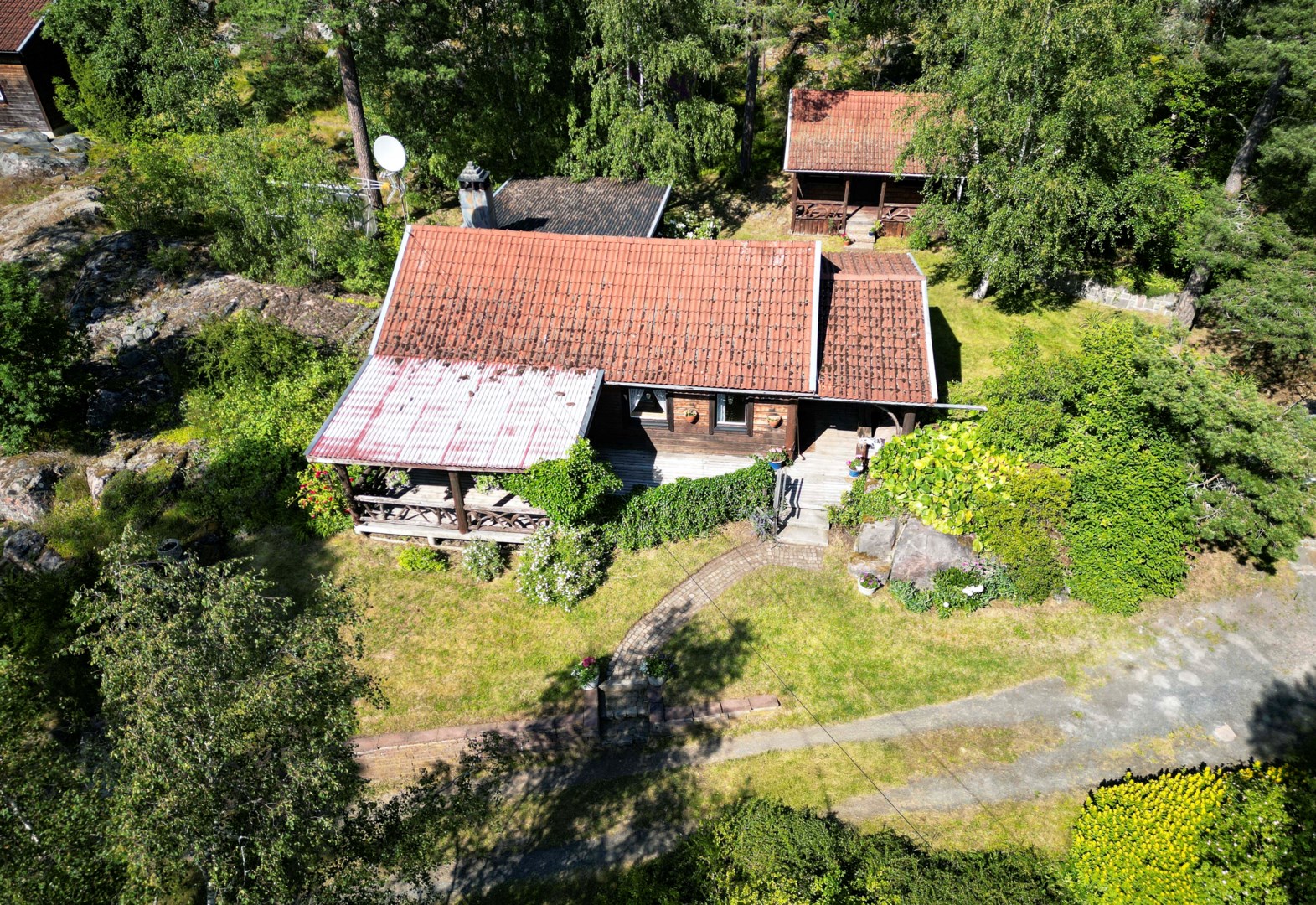 Bostadsbild från Bjurövägen 5, Kommande i Gräsö, Östhammar