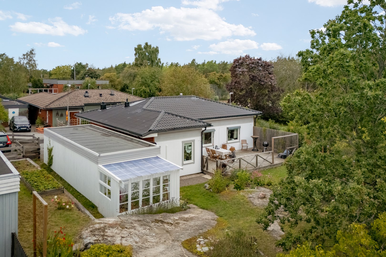 Bostadsbild från Kalvövägen 12, Såld i Krokhöjden, Nacka