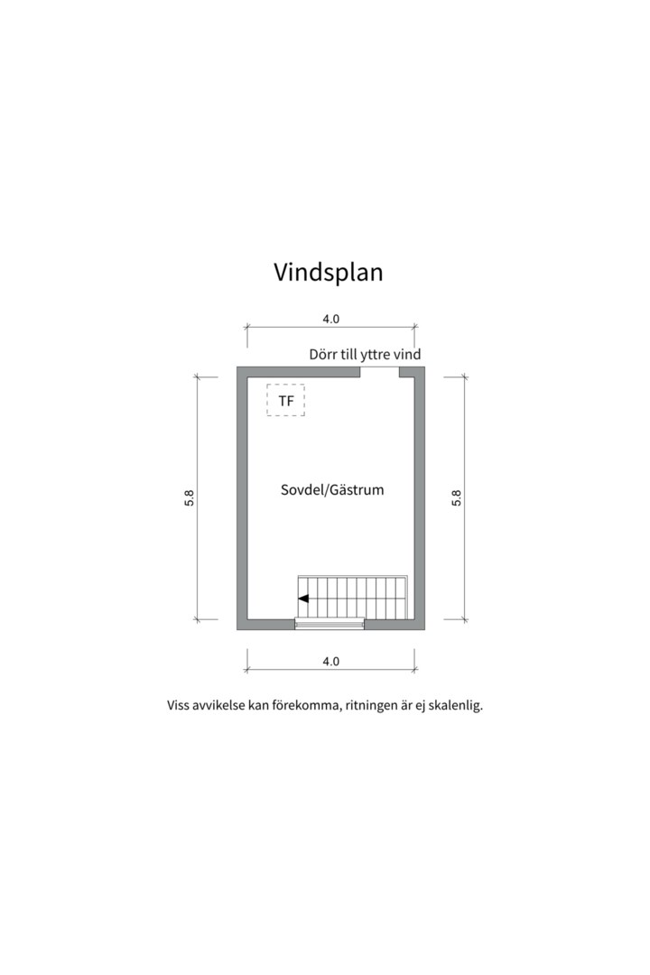 Planlösning från Anundsgatan 17, Kommande i Svartbäcken, Uppsala