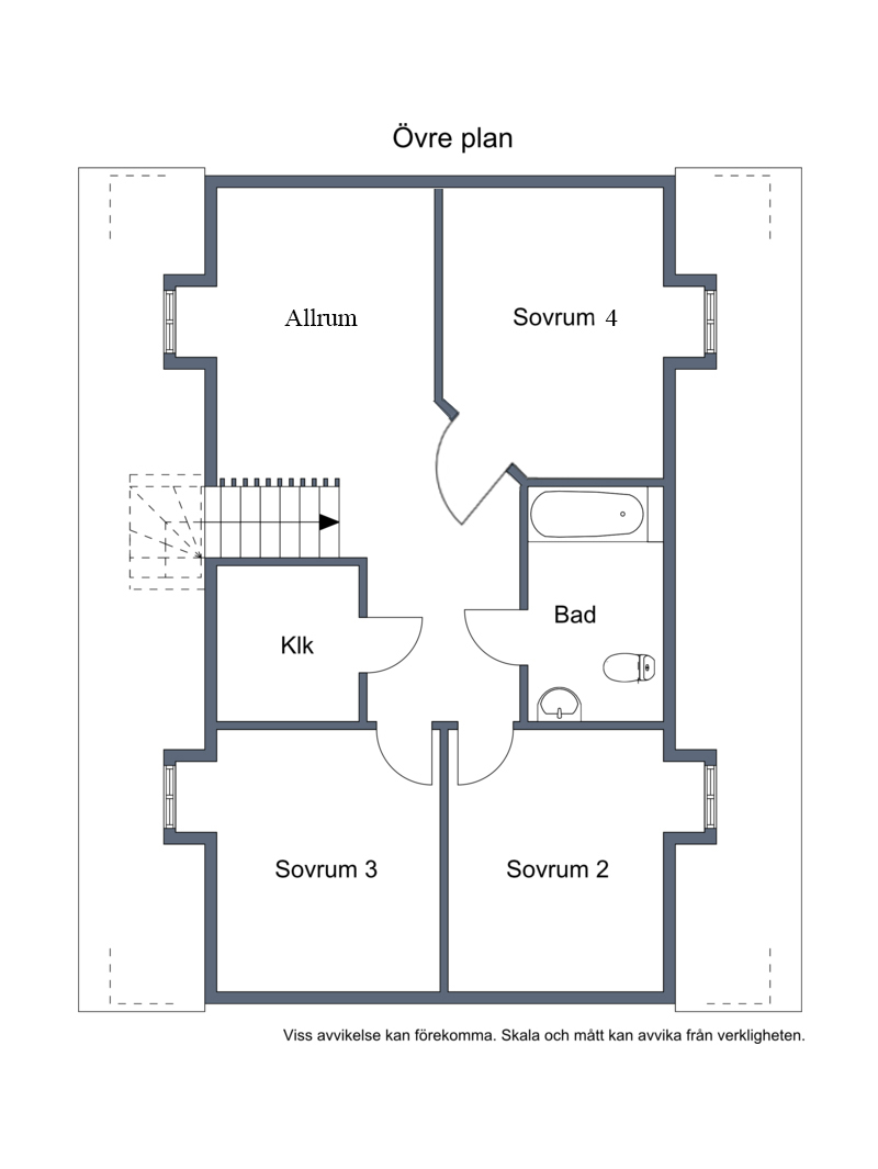 Planlösning från Trädgårdstorpsvägen 14, Såld i Tullinge Parkhem, Botkyrka