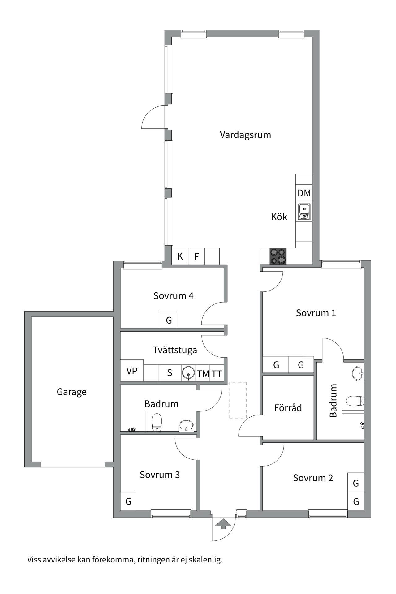 Bostadsbild från Kompassvägen 9B, Såld i Skälby, Västerås