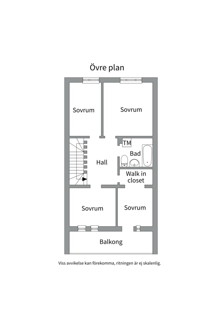 Planlösning från Notgatan 4, Kommande i Fiskarhöjden - Saltsjöbaden, Nacka