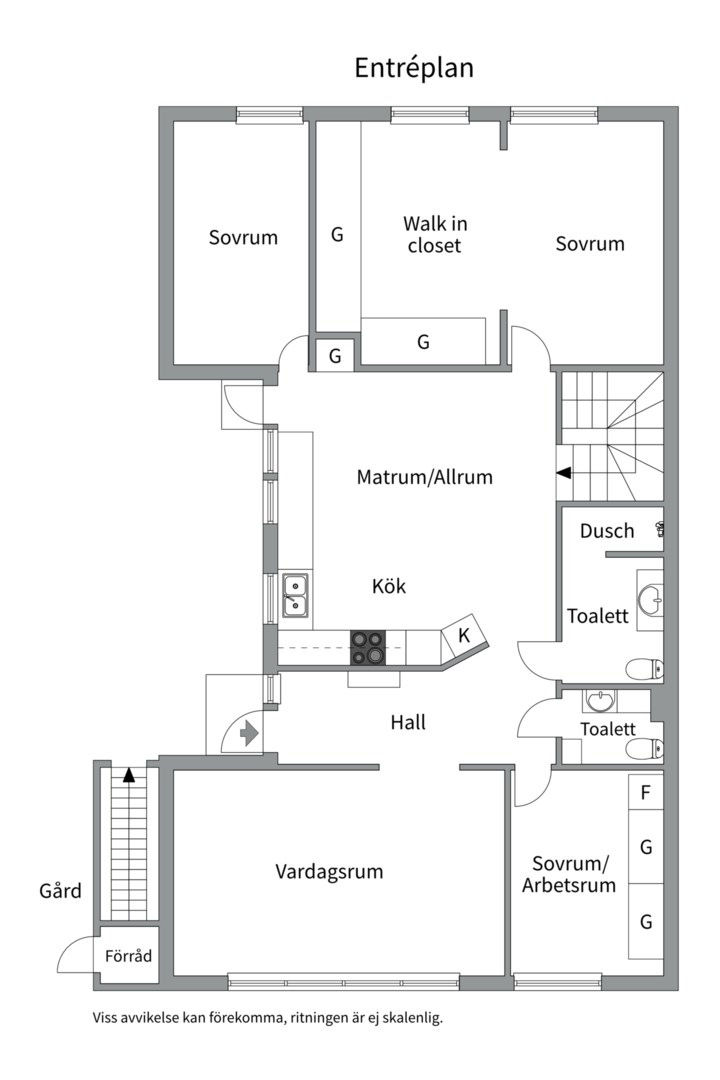Planlösning från Timjansgatan 41, Såld i Årsta, Uppsala