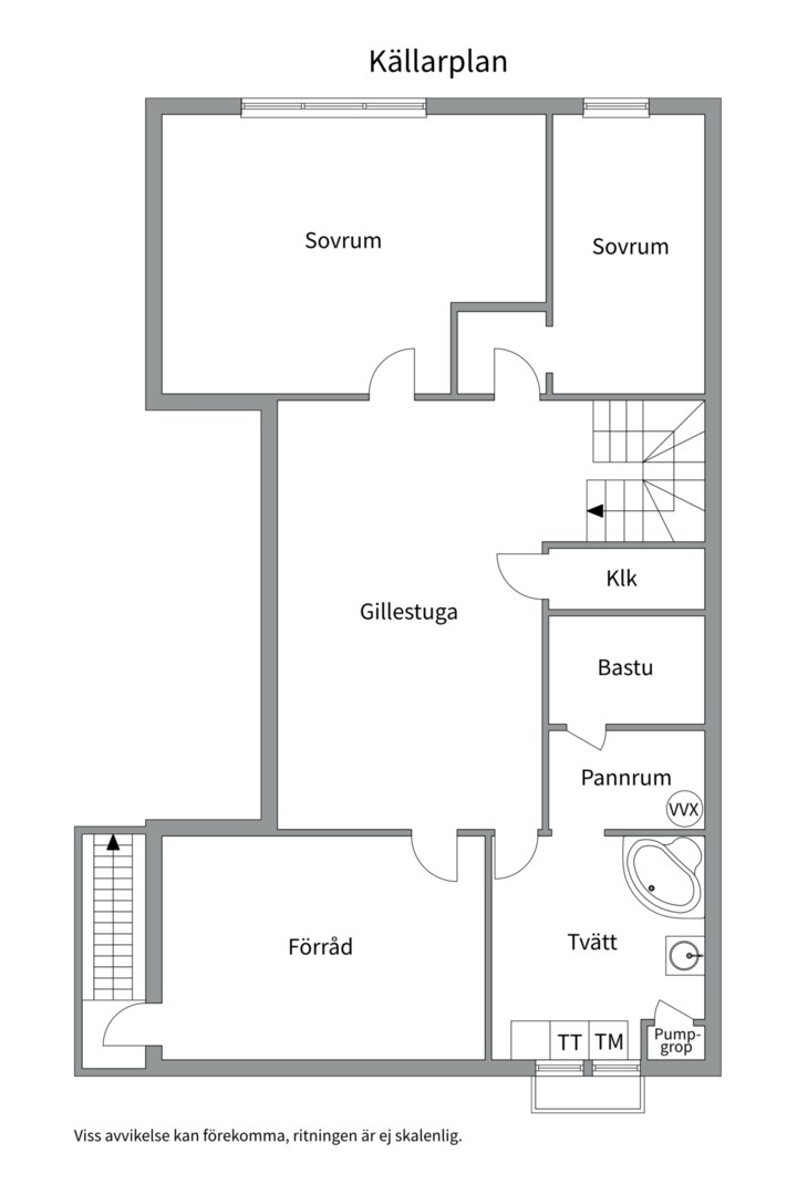 Planlösning från Timjansgatan 41, Såld i Årsta, Uppsala