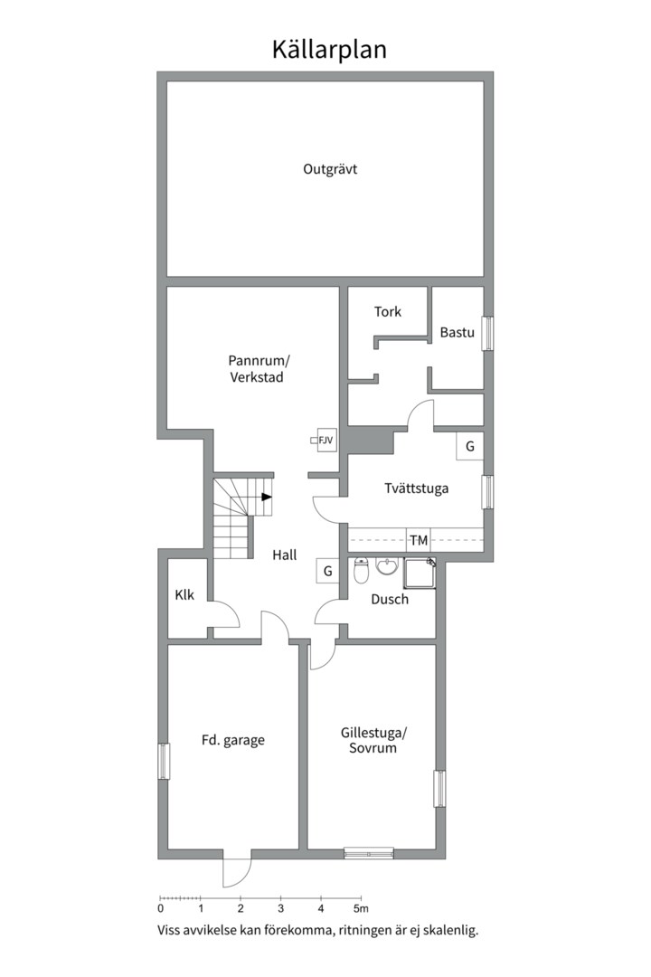 Planlösning från Sälgvägen 7, Såld i Norby, Uppsala