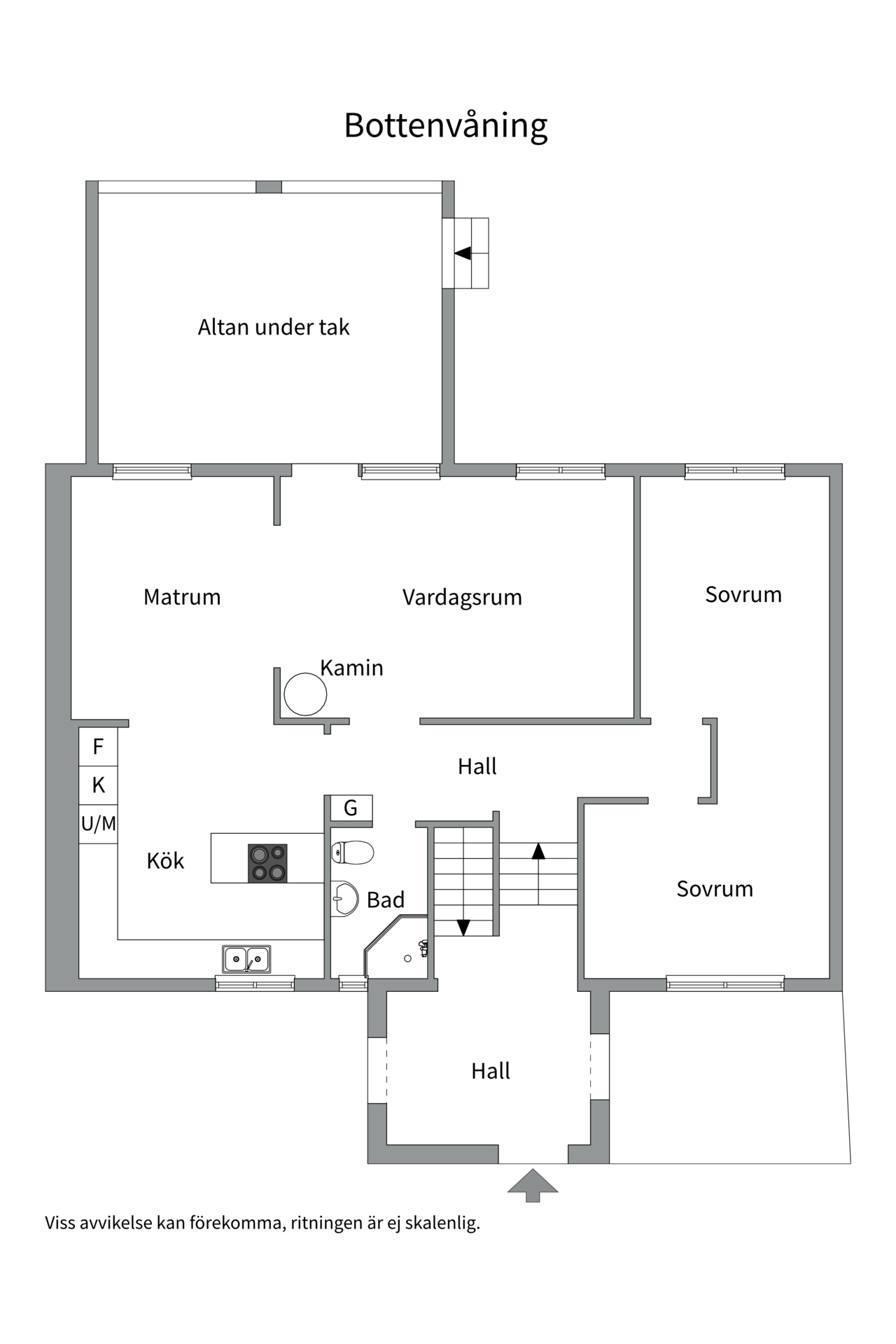 Bostadsbild från Mattisens väg 9, Såld i Skultuna, Västerås