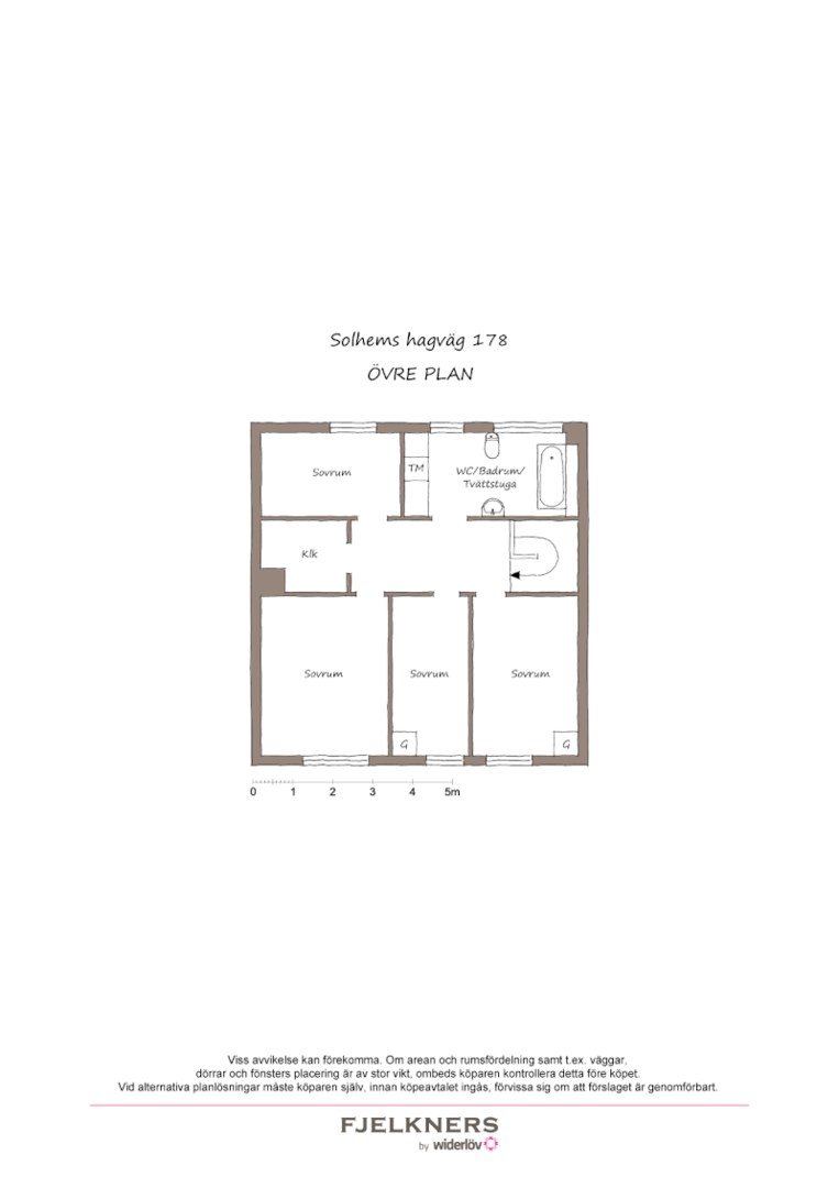 Planlösning från Solhems hagväg 178, Kommande i Spånga - Solhem, Stockholm