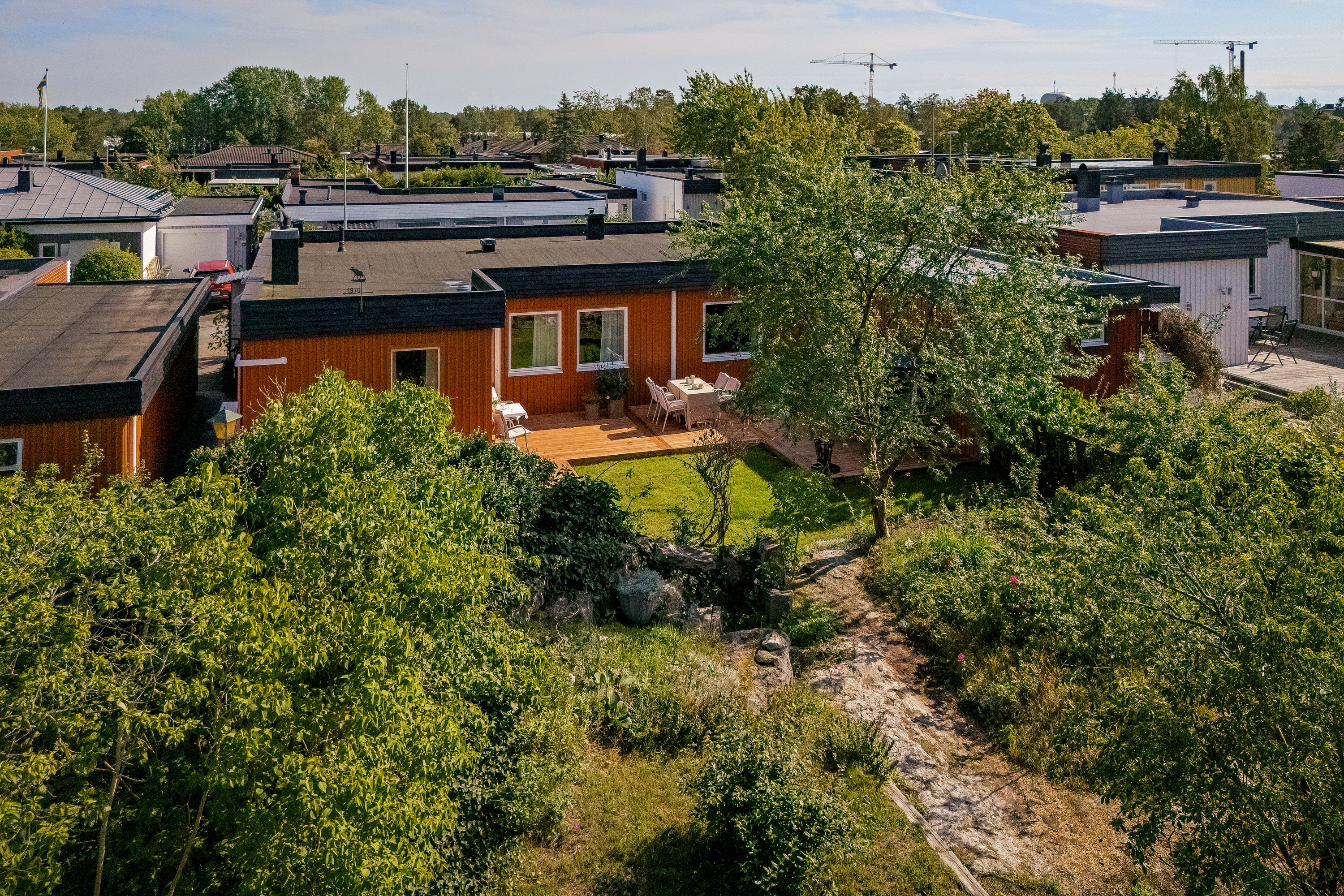 Bostadsbild från Ängsövägen 5, Såld i Krokhöjden, Nacka