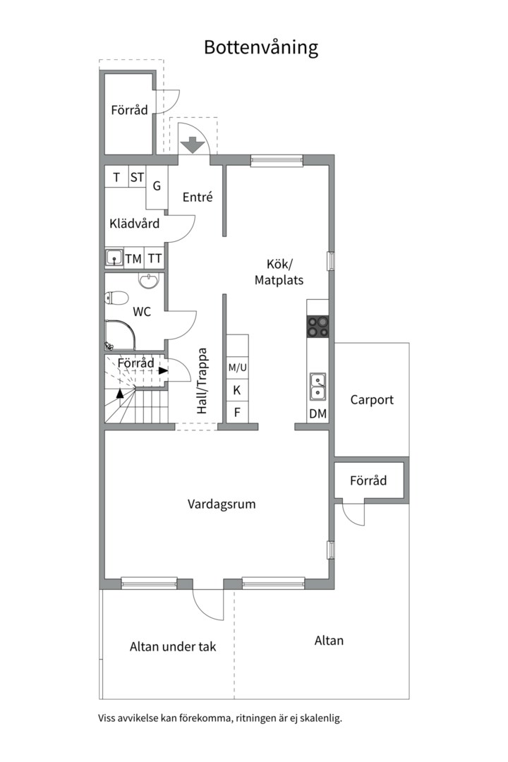 Planlösning från Dag Hammarskjölds väg 244B, Såld i Sunnersta, Uppsala