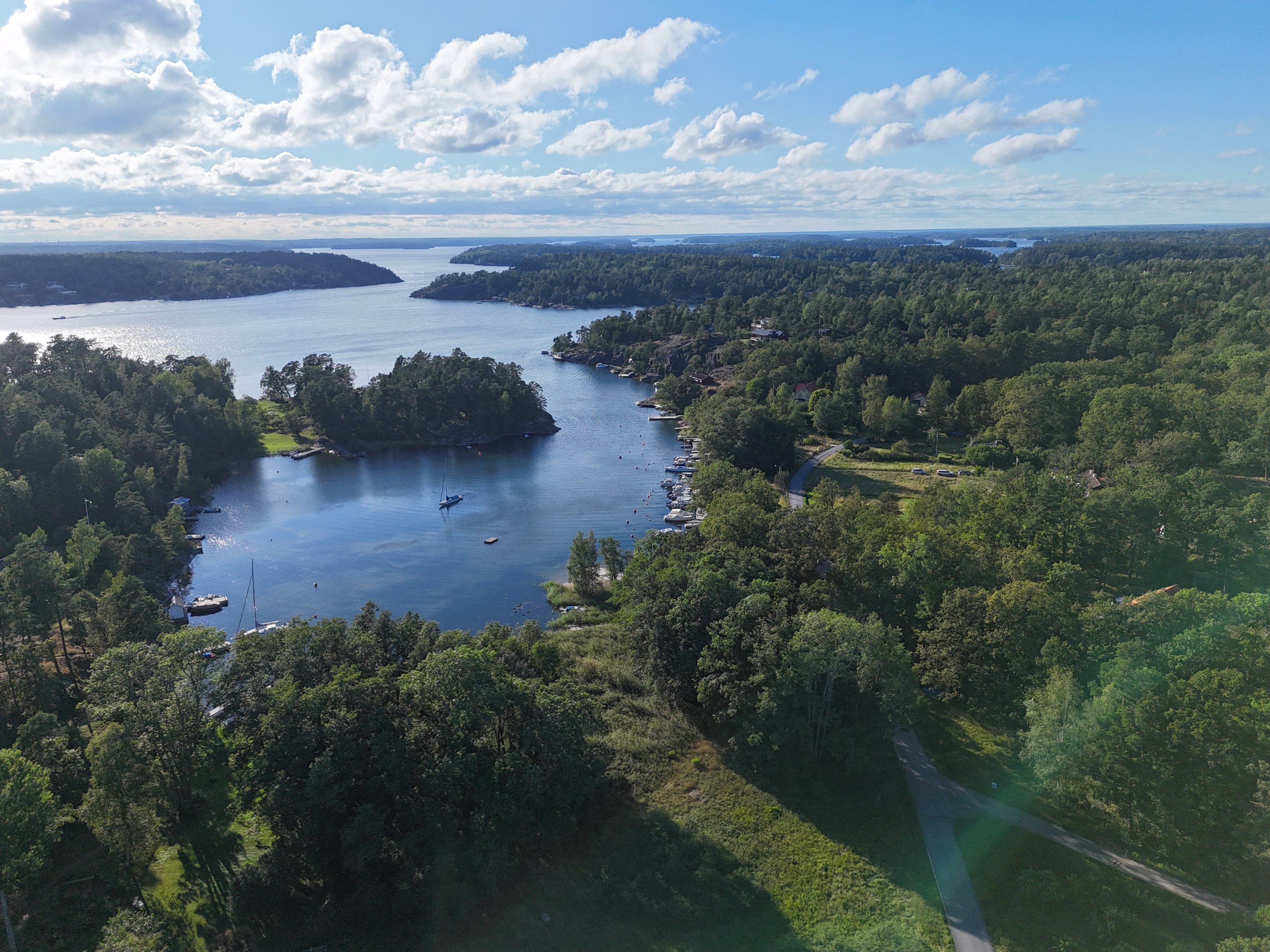 Kort promenad till Barnviken.