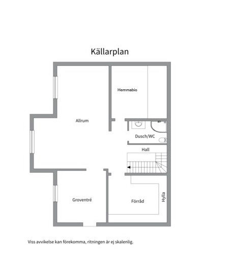 Planlösning från Karlsruhevägen 7A, Såld i Norra Lagnö, Värmdö