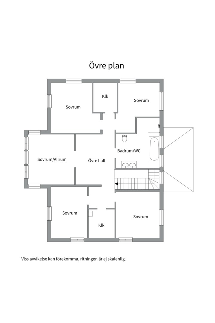 Planlösning från Karlsruhevägen 7A, Såld i Norra Lagnö, Värmdö