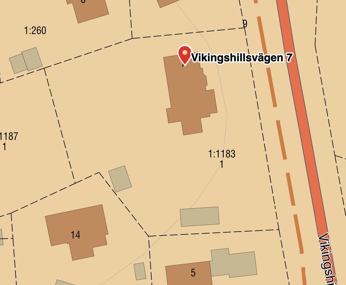 Bostadsbild från Vikingshillsvägen 7, Såld i Kummelnäs, Nacka