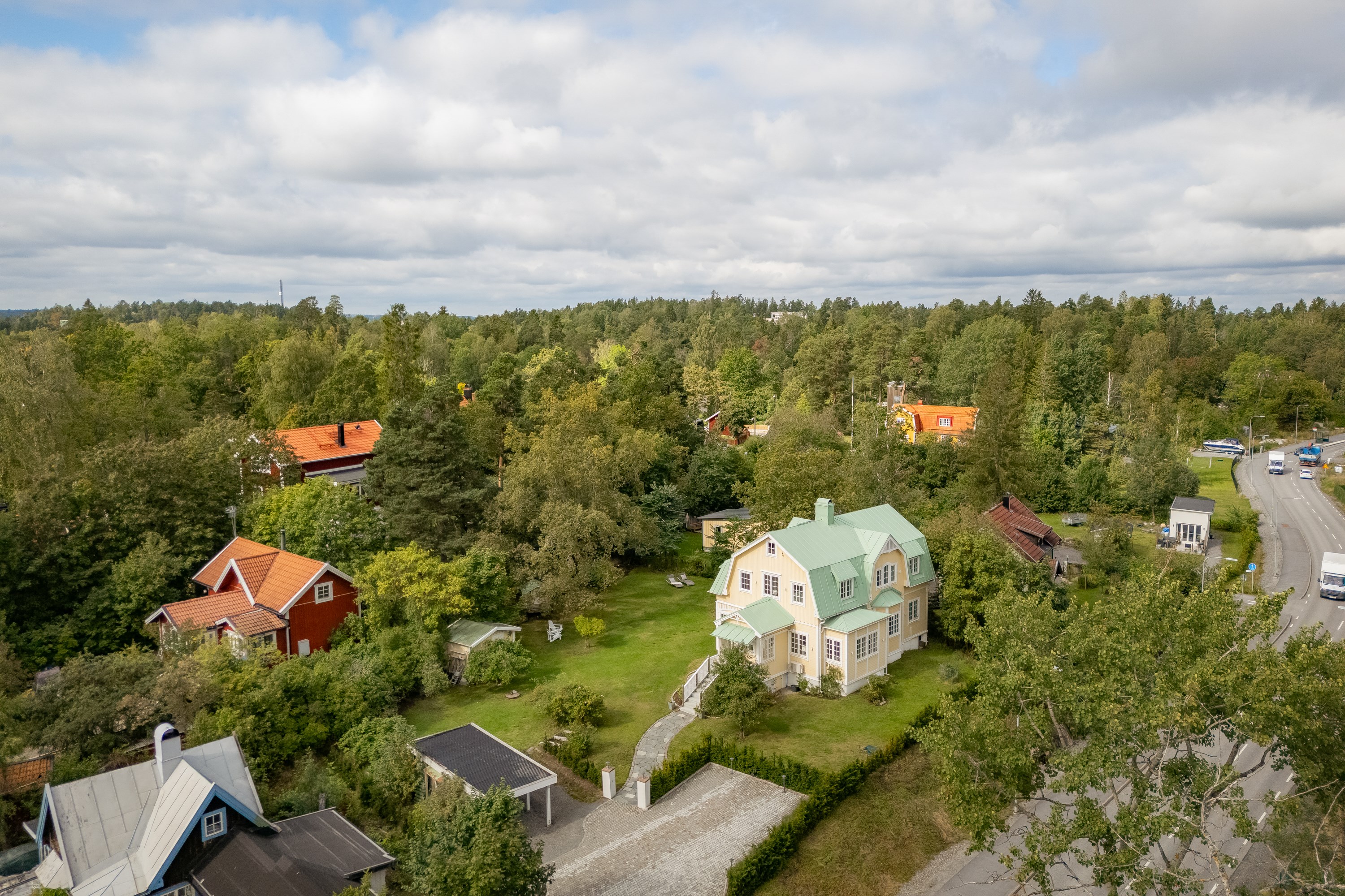 Bostadsbild från Vikingshillsvägen 7, Såld i Kummelnäs, Nacka