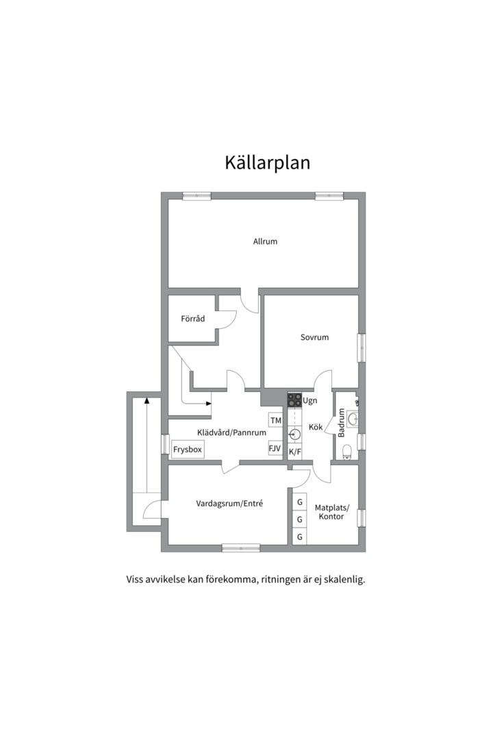 Planlösning från Hagelgränd 3, Kommande i Norby, Uppsala