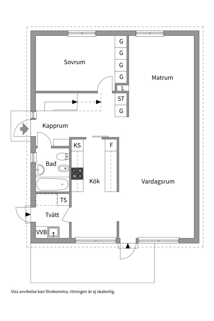 Planlösning från Movägen 11, Såld i Alunda, Östhammar