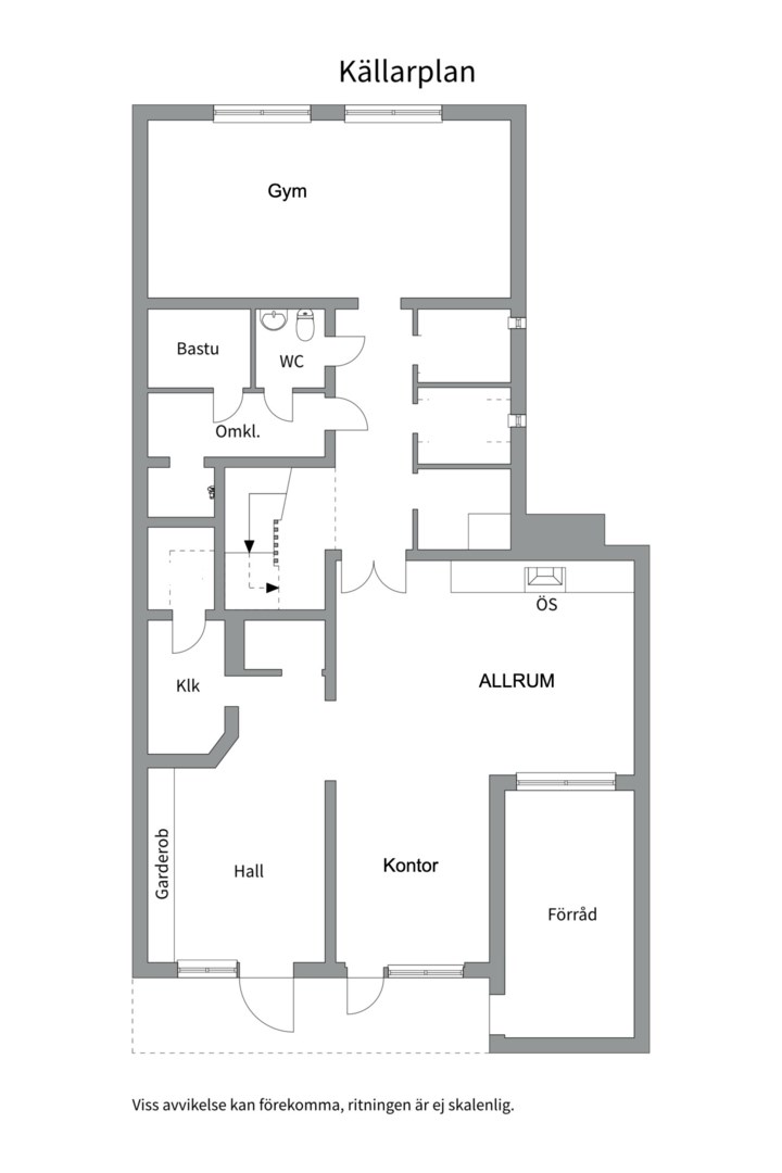 Planlösning från Ringvägen 56B, Till salu i Saltsjöbaden, Nacka