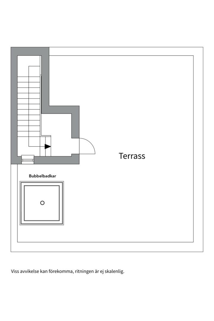 Planlösning från Marinstadsvägen 21B, Till salu i Marinstaden, Nacka