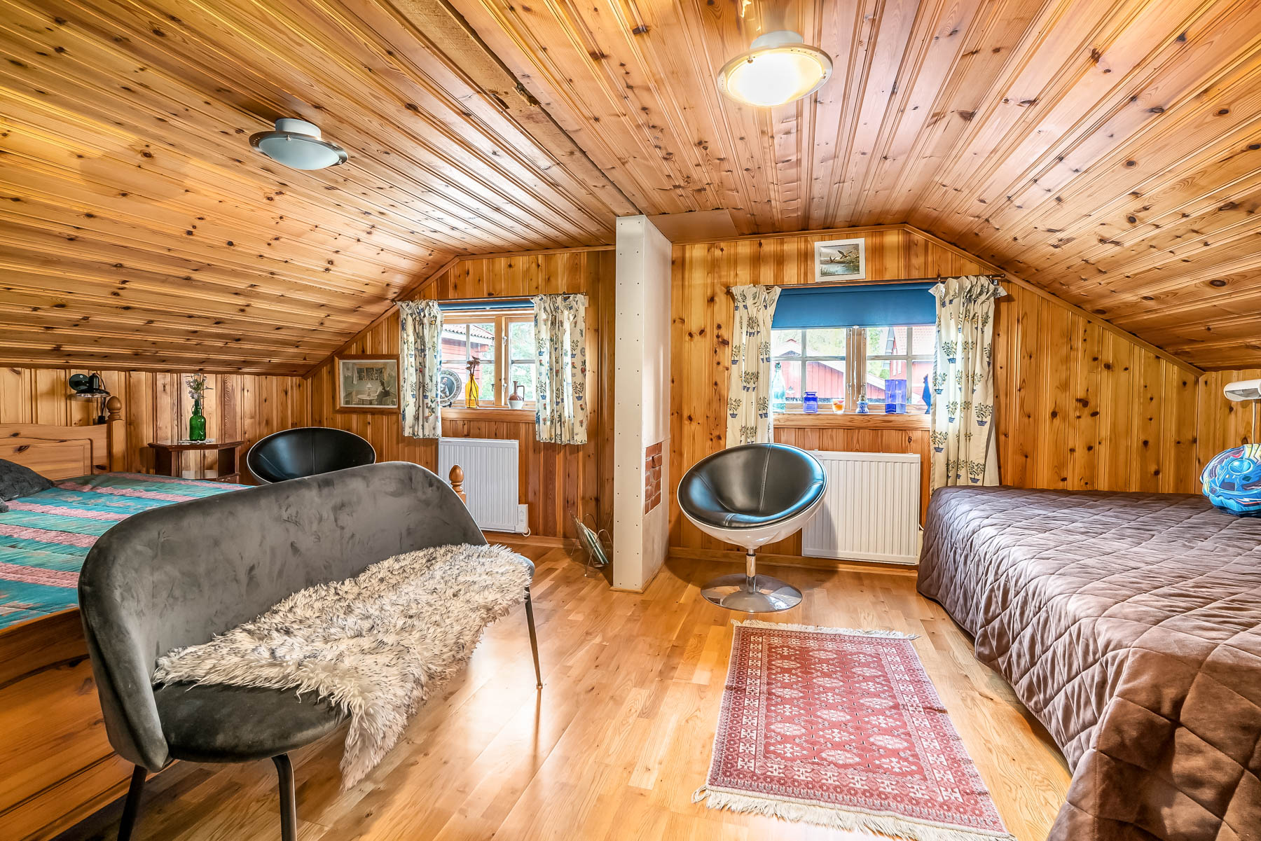 Gästrum i uthuset