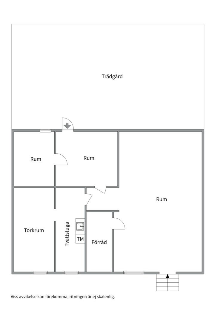 Planlösning från Bäckstigen 6, Såld i Gustavsberg - Lugnet/Björnkärret, Värmdö