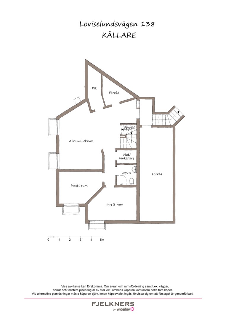 Planlösning från Loviselundsvägen 138, Såld i Hässelby - Södra Villastad, Stockholm