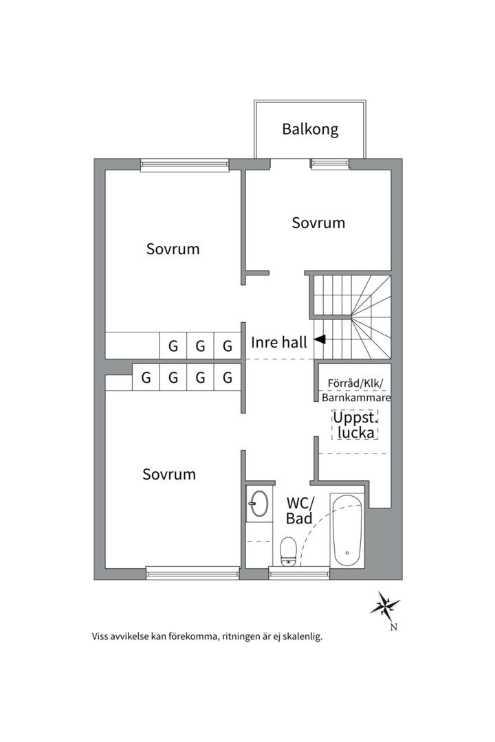 Planlösning från Arkeologvägen 7, Till salu i Gamla Uppsala, Uppsala